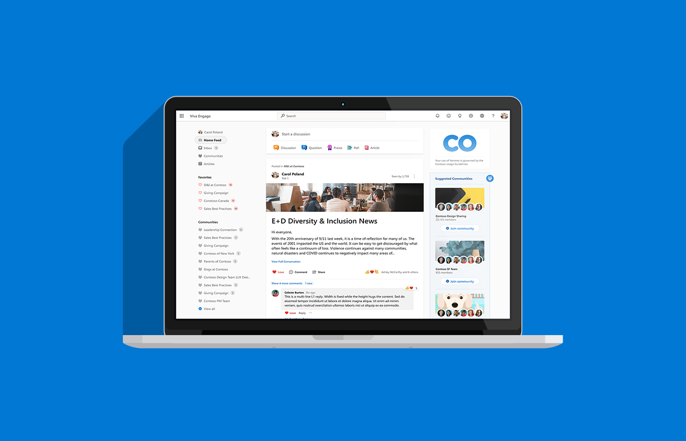 Articles in Viva Engage by Microsoft